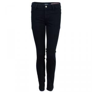 Just Cavalli Black Embellished Pocket Skinny Jeans M