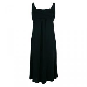 Just Cavalli Black Stretch Flare Dress M