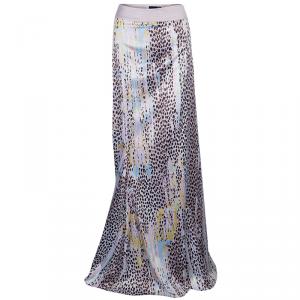 Pre Owned Just Cavalli Animal Print Maxi Skirt XL