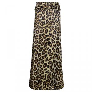 Just Cavalli Leopard Print Skirt XL