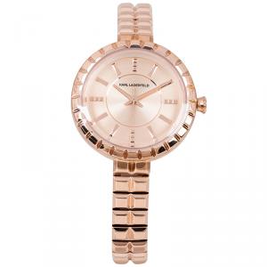  Karl Lagerfeld Rose Gold-Plated Stainless Steel KL3603 Women's Wristwatch 34MM