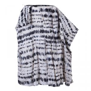 Pre Owned Kenzo Monochrome Dotted Skirt M
