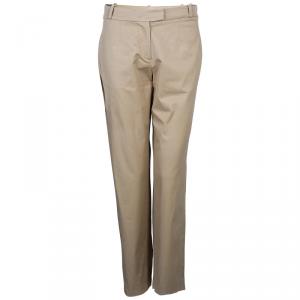 Pre Owned Kenzo Khaki Casual Trousers M