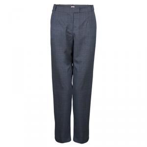 Pre Owned Kenzo Grey Tailored Trousers M