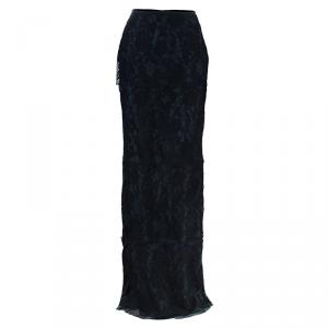 Lanvin Tiered Lace Maxi Skirt M