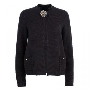 Lanvin Brown Wool Cardigan M
