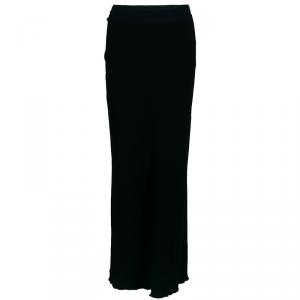 Lanvin Black Maxi Skirt L