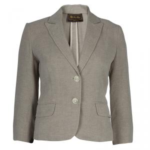 Loro Piana Beige Linen Blazer S