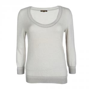 Loro Piana Cashmere Grey Long Sleeve Sweater M
