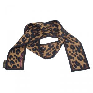 مملوكة مسبقًا Louis Vuitton Brown Leopard Bandeau