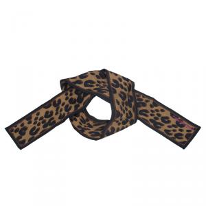 مملوكة مسبقًا Louis Vuitton Brown Leopard Silk Bandeau