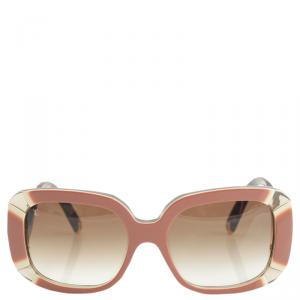 Louis Vuitton Brown and Beige Anemone Square Sunglasses