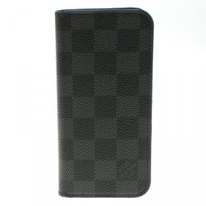 Pre Owned Louis Vuitton Damier Graphite Canvas iPhone 6 Folio Case