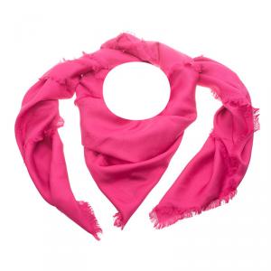مملوكة مسبقًا Louis Vuitton Pink Monogram Silk Shawl