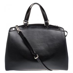 Pre Owned Louis Vuitton Black Epi Leather Brea GM Bag