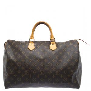 Pre Owned Louis Vuitton Monogram Canvas Speedy 40 