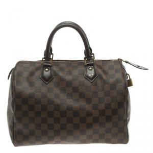 Louis Vuitton Damier Ebene Canvas Speedy 30