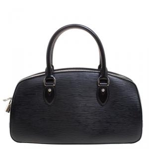 Pre Owned حقيبة لوي فيتون جاسمين جلد أيبي سوداء