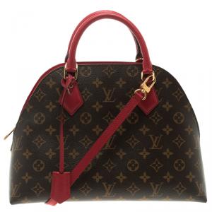 Pre Owned Louis Vuitton Cherry Monogram Canvas Alma B'N'B Bag