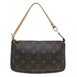 Pre Owned Louis Vuitton Monogram Canvas Pochette Accessoires Pouch Accessories