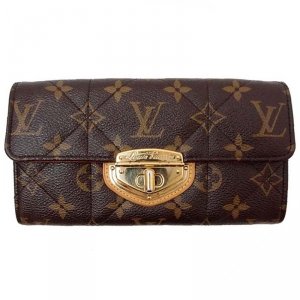 Pre Owned محفظة لوي فيتون سارة كانفاس مونوغرامي مبطن