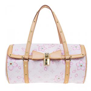 مملوكة مسبقًا Louis Vuitton Pink Monogram Canvas Limited Edition Cherry Blossom Papillon Bag