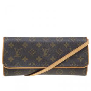 Pre Owned Louis Vuitton Monogram Canvas Twin GM Pochette