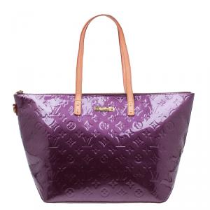 Pre Owned حقيبة يد توت لوي فيتون بيليفيو فرنييه مونوغرامي بنفسجي GM 
