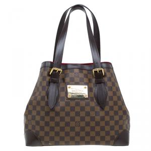 مملوكة مسبقًا Louis Vuitton Damier Ebene Canvas Hampstead MM Bag