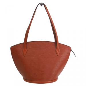 Pre Owned حقيبة لوي فيتون سان جاك جلد أيبي فاون كينيان GM