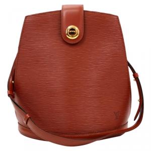 Pre Owned Louis Vuitton Kenyan Fawn Epi Leather Cluny Bag