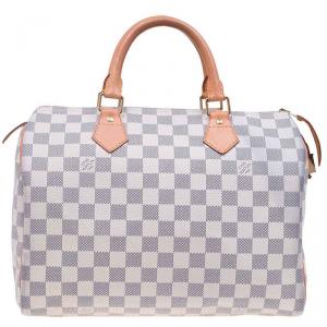 مملوكة مسبقًا حقيبة لوي فيتون سبيدي كانفاس أزور دامييه 30