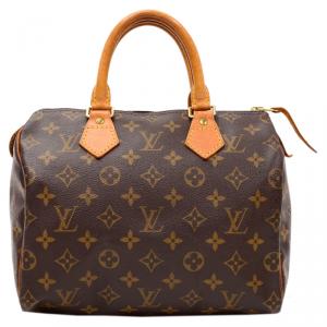 Pre Owned Louis Vuitton Monogram Canvas Speedy 25