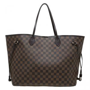 Louis Vuitton Damier Ebene Canvas Neverfull GM Bag