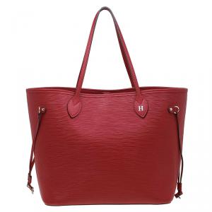 Louis Vuitton Rubis Epi Leather Neverfull MM Bag