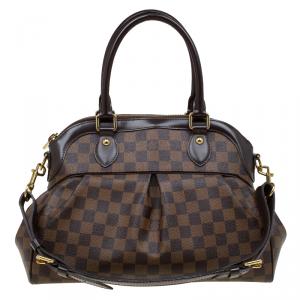 Pre Owned Louis Vuitton Damier Ebene Canvas Trevi PM Bag