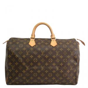Pre Owned Louis Vuitton Monogram Canvas Speedy 40