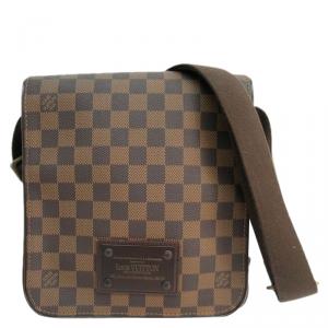 مملوكة مسبقًا Louis Vuitton Damier Ebene Canvas Brooklyn PM Bag