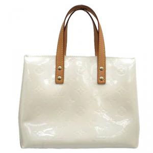 مملوكة مسبقًا Louis Vuitton White Monogram Vernis Reade PM