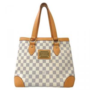 Pre Owned Louis Vuitton Damier Azur Hampstead PM