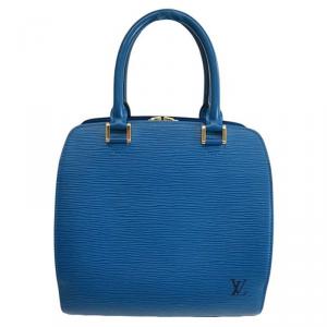 مملوكة مسبقًا Louis Vuitton Toledo Blue Epi Leather Pont Neuf Bag