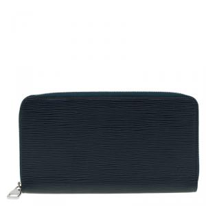 Louis Vuitton Dark Green Epi Leather Long Zippy Organizer Wallet