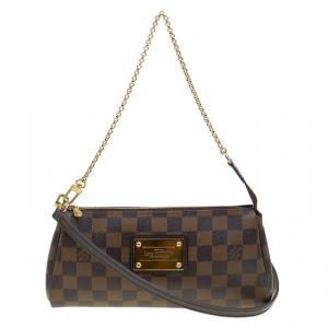 Pre Owned حقيبة يد صغيرة لوي فيتون إيفا كانفاس دامييه أيبين