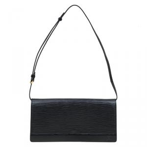 مملوكة مسبقًا Louis Vuitton Black Epi Leather Honfleur Clutch