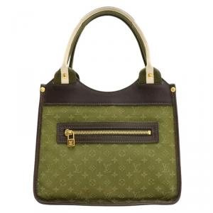 Pre Owned Louis Vuitton Green Monogram Mini Sac Kathleen Bag