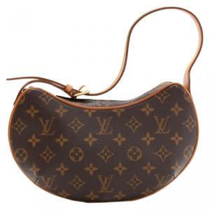 مملوكة مسبقًا حقيبة كتف لوي فيتون كرواسون كانفاس مونوغرامي