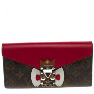Louis Vuitton Monogram Canvas Tribal Mask Sarah Wallet