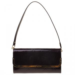 مملوكة مسبقًا Louis Vuitton Amarante Monogram Vernis Rossmore MM Clutch 
