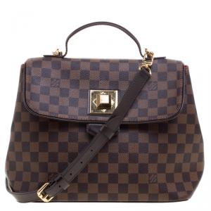 Pre Owned حقيبة لوي فيتون بيرغيمو كانفاس دامييه أيبين MM