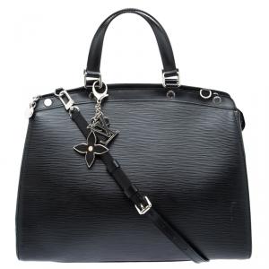 مملوكة مسبقًا Louis Vuitton Black Epi Leather Brea GM Bag with Charm